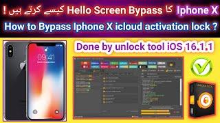 [Bypass Hello] Iphone 8G - 8P - X IOS 16.1.1 & 16.3.x Ramdisk by unlock tool with new trick | 2023