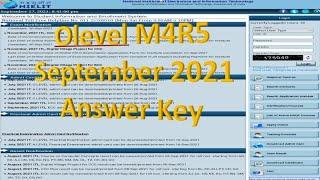 #M4R5 #september 2021 #paper solution #olevel #IOT