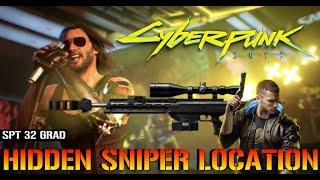 Cyberpunk 2077: SPT 32 Grad Sniper Rifle Location | Rare Hidden Sniper (How To Get It) EARLY In Game