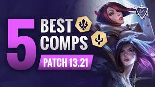 5 BEST Comps in TFT Set 9.5 | Patch 13.21 Teamfight Tactics Guide