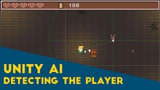 Making enemy AI detect the player in Unity 2D