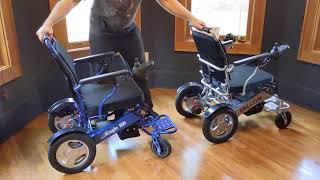 Falcon Compared To Eagle  Motorized Folding Wheelchair