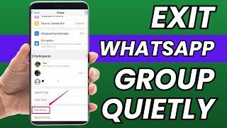 How To Exit WhatsApp Group Without Anyone Knowing - Full Guide 2023