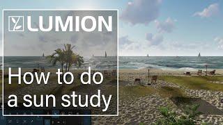 Lumion 12 tutorial: How to view natural lighting with a sun study