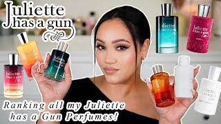 JULIETTE HAS A GUN LINE REVIEW!RANKING ALL THE JULIETTE HAS A GUN PERFUMES IN MY PERFUME COLLECTION!