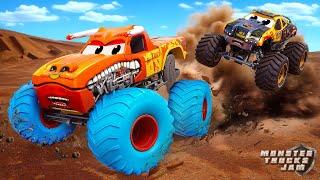 Monster Jam Showdown: El Toro Loco vs. Maximus in an Epic Racing Battle!