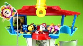 La PATRULLA CANINA: aventura en el Centro de Mando | Aprende inglés con Paw Patrol Lookout playset