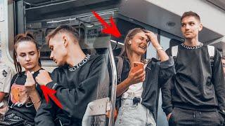 PRANK: Listen to Music At People in the Subway | EASYVISION