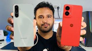 Samsung Galaxy M16 5g Vs Moto G35 5g Comparison | Camera Test,  Battery Test,  bgmi test