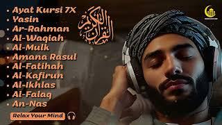 Heart Touching Voice of Ayat Kursi 7x,Surah Yasin,Ar Rahman,Waqiah,Al Mulk,Alfatiha, Almoeathat