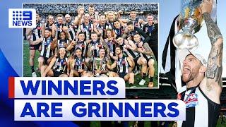 Collingwood wins the 2023 AFL grand final | 9 News Australia