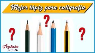 ️ ¿CUÁL es el MEJOR LÁPIZ para CALIGRAFÍA?