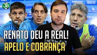  RENATO DÁ A REAL SOBRE REFORÇOS, GEROMEL FAZ APELO AOS ÁRBITROS E KANNEMANN COBRA A IMPRENSA