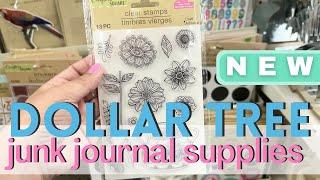 Treasure Hunting for Junk Journaling Supplies: A Dollar Tree Shop with Me Adventure #dollartreehaul