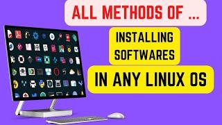 Install Softwares in Linux ? Install Linux apps through CMD and GUI | Synaptic | Aptitude | (hindi)