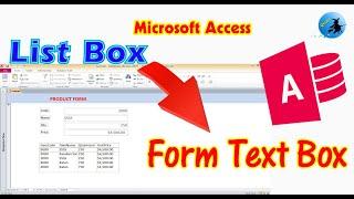 MS Access List Box row select to text box | List Box Selection | Rover