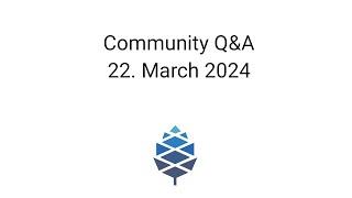 PINE64 Quarterly Community Q&A [Live Stream] - 2024 Q1