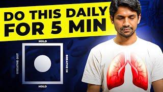 5-Minute Stress Buster | BOX BREATHING Exercises That Work | Saurabh Bothra