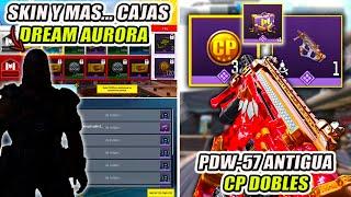 *NUEVO* OFERTA DE DOBLES CP + LOTE (PDW-57 - MEDIEVAL) SKIN DE CUPÓN Y MÁS CAJAS AURORA COD MOBILE