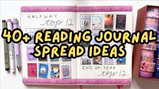 completed 2024 reading journal flip through ️ ideas for your 2025 journal!