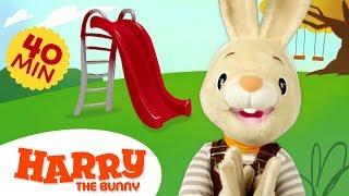 Baby Learning First Words with Harry the Bunny | Educational Family Fun Videos for Toddlers & Babies