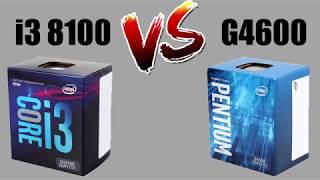 i3 8100 vs Pentium G4600