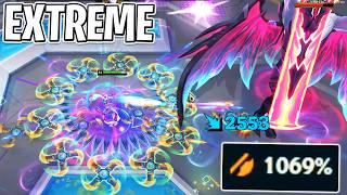 SOLO Seraphine VS Extreme Aatrox with 1069% Damage | Swarm League of Legends