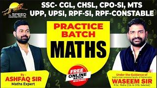 Target All  Exams 2024 | Maths Practice based on New Pattern | With PYQ | By Ashfaq Sir