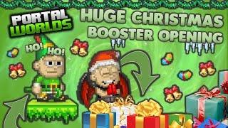 Portal Worlds | *HUGE* CHRISTMAS BOOSTER OPENING! (Christmas Update)