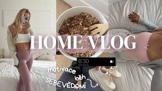 PODZIMNÍ VLOG  | motivace a povídání o sebevědomí, tipy na běhání, produktivní dny doma