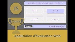 Quizz Javascript, application d'évaluation pour le Web