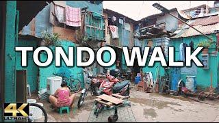 Walking Around Juan Luna TONDO MANILA Philippines [4K]