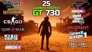 Nvidia GeForce GT 730 In 2022 | 25 Games Tested | #gt730