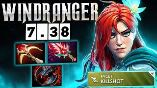 7.38 Windranger is Insanely OPOne Shot Power Shot 40Kills | Dota 2