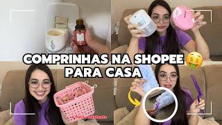 SHOPEE - MINHAS CINCO MELHORES COMPRINHAS PARA CASA | utilidade doméstica, limpeza, organização