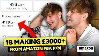 Amazon FBA Podcast: £3000 P/M At 18 Selling Everyday Products!