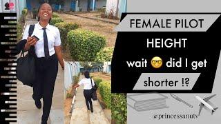 FEMALE PILOT HEIGHT | Did I grow Shorter !?? | Pilot Height requirements | PrincessAnuTv