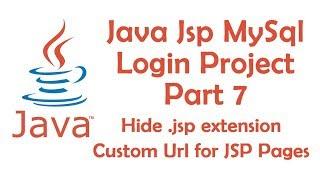 Hide .jsp extension,Custom Url for JSP Pages-Java Jsp MySql login Project Part 7