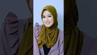 Tutorial Hijab Segi Empat Simple Menutup Dada