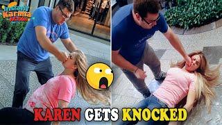 Karen ACTUALLY Messes With The WRONG GUY.. (INSTANT KARMA) | Aggressive Karens Got INSTANT KARMA #5