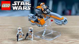 LEGO Star Wars 212th BARC Speeder with Sidecar Custom Set Review! | BattlePacks.net