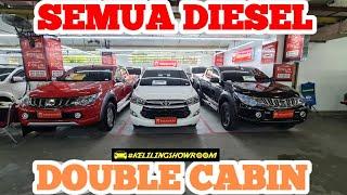 SEMUA MOBIL BEKAS DIESEL HARGA DOUBEL CABIN MITSUBISHI TRITON PAJERO FORTUNER INNOVA SOLAR 2021