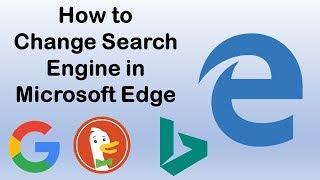 How to Change Search Engine in Microsoft Edge