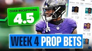 Top 10 NFL Week 4 Player Prop Bets, Picks and Predictions (2024)