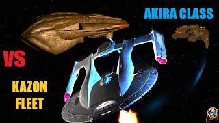 Viewer Request - Akira Class VS Kazon Nistrum Fleet - Star Trek Starship Battles