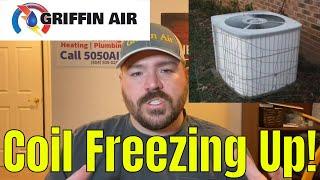 Heat Pump FREEZING UP! ICE on COIL!