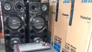 TAMBAH HOREG Speaker 15inc DAT DX152 Dikasih MIXER 16CHANEL