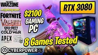 CYBERPOWERPC: RTX 3080 / i7 10700KF - 8 Games Tested 1440p