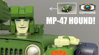 Transformers transformed! Masterpiece  MP-47 Hound clear transformation + showcase!
