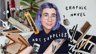 best tools to draw and ink your graphic novel and comics 